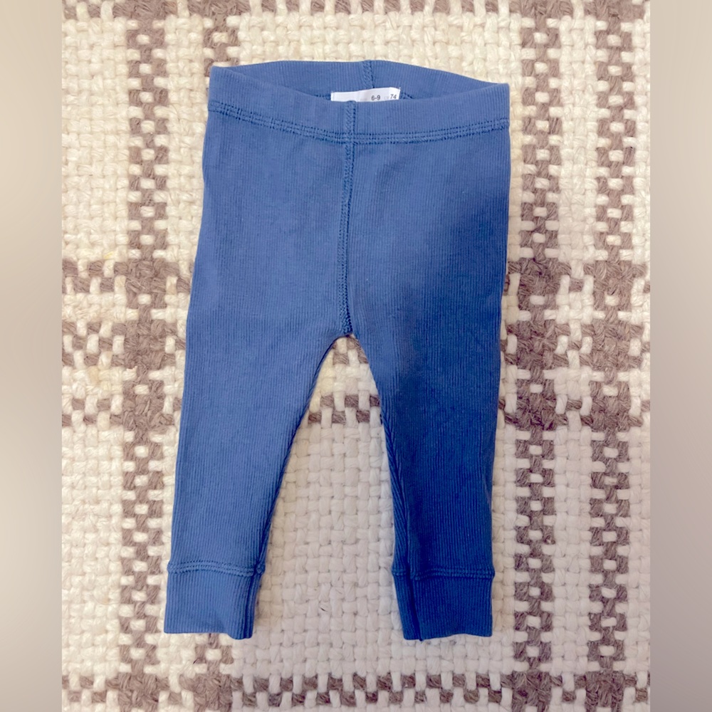 Zara baby leggings. Size 6-9. Royal blue.